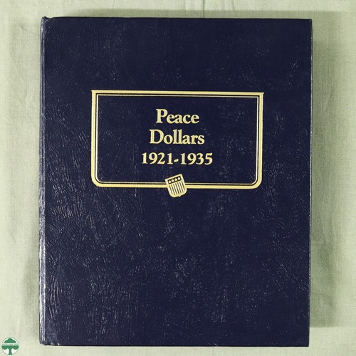 Whitman Classic Album 9130 - Peace Dollars 1921-1935 - Made in USA - gebraucht