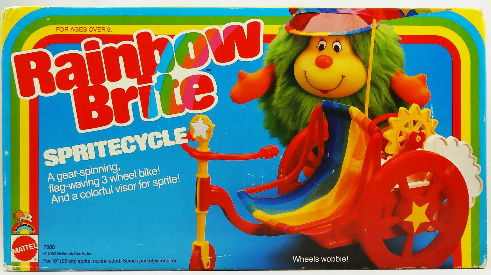 Cadeau Idéal : Spritecycle Rainbow Brite Mattel pour Poupée de 30cm
