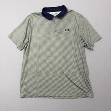 Under Armour The Performance Polo Shirt Men's Extra Large Polka Dot Golfing