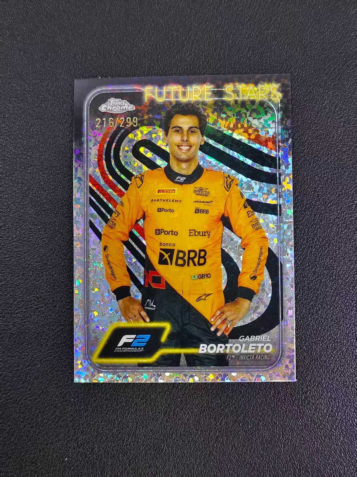 2024 Topps Chrome Formula 1 F1 Gabriel Bortoleto Mini Diamond 216/299#28 MAH