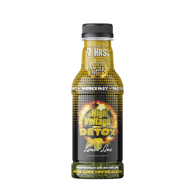 High Voltage Detox Drink 16oz Lemon Lime Flavor