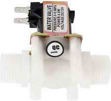 1/2" DC 12V Solenoid Valve N/C Normally Closed Water Inlet Flow Switch