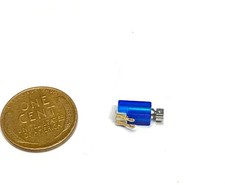 blue Tiny Vibrator Motors 4 mm x 8mm Cell Phone Micro Motor 3V DC small C2 STAMP