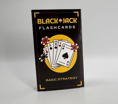 Blackjack Basic Strategy Flashcards for Beginners Casino Game Learning Cards