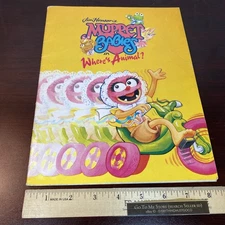 VINTAGE 1988 Muppet Babies LIVE In Where's Animal Souvenir Program Book