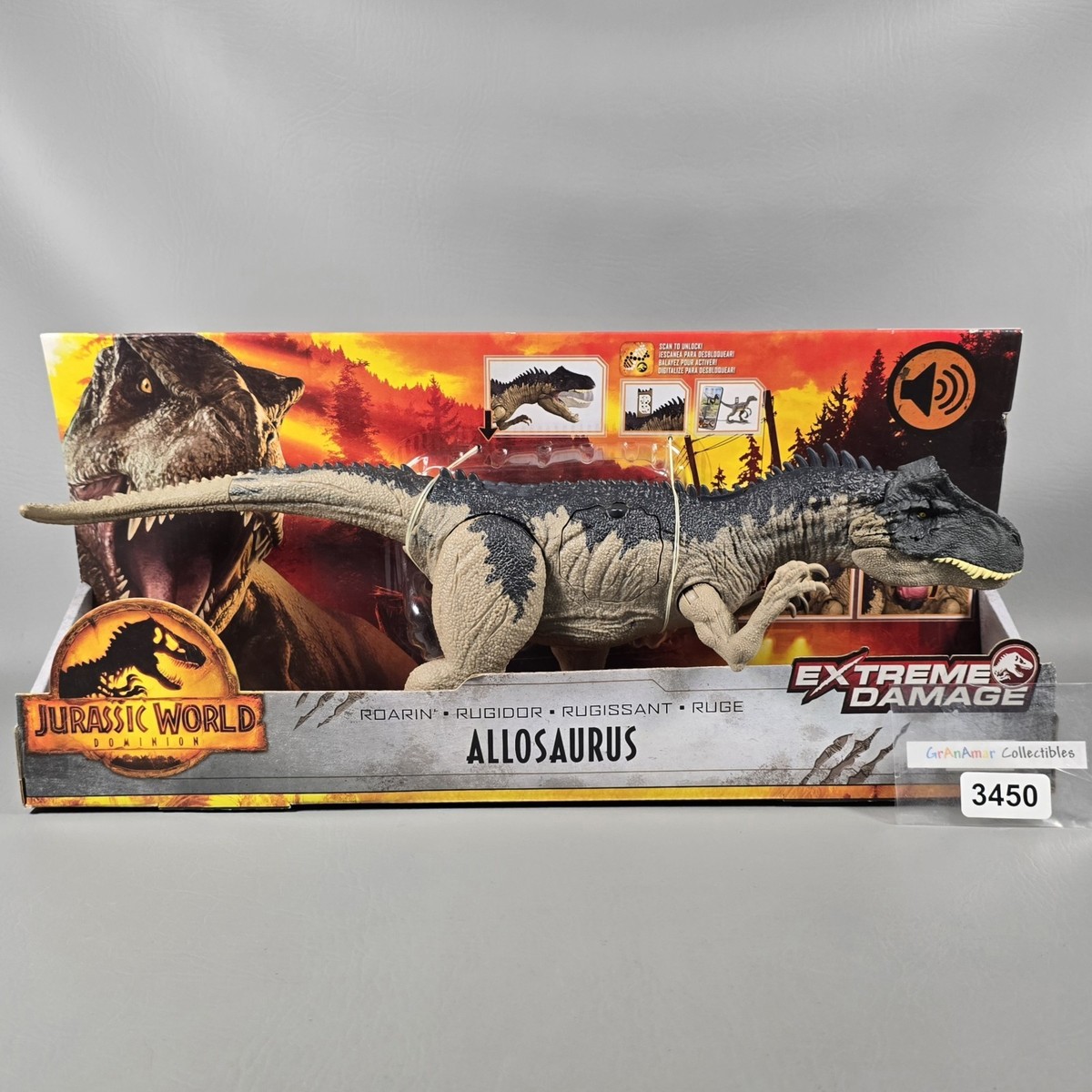リードザウルス Jurassic World Dominion Extreme Damage ALLOSAURUS Exclusive Action