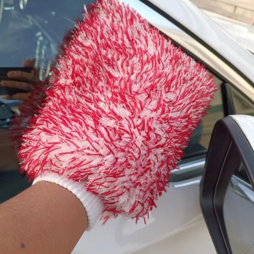 Gentle Car Wash Mitts Soft Gloves High-quality Microfiber for Scratch-free