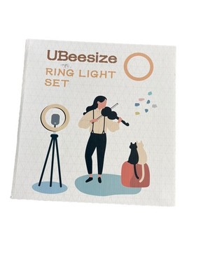 UBeesize 12 Inch Selfie Ring Light with 62 Inch Tripod Stand, New In Box
