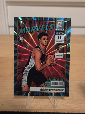#ad 25 26 Panini Donruss Carter Bryant Net Marvels Holo Laser #12 $9.00