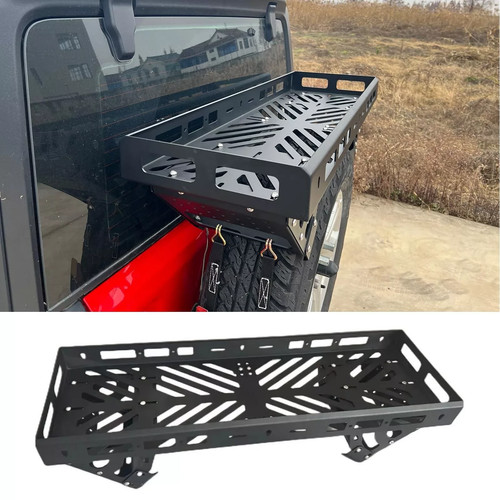 Spare Tire Mount Cargo Basket Storage Compatible with 32" - 40" Tires on a Va... - Picture 2 of 8