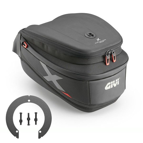 Givi Borsa Serbatoio XL06B + Flangia Kawasaki Z 125 2022-2025 Schwarz 15 LT-image