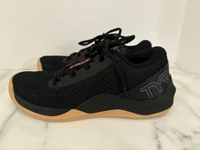TYR CXT-2 Trainer Shoes Black Gum Sole Men's 5 / Women's 6.5 Cross Training NEW