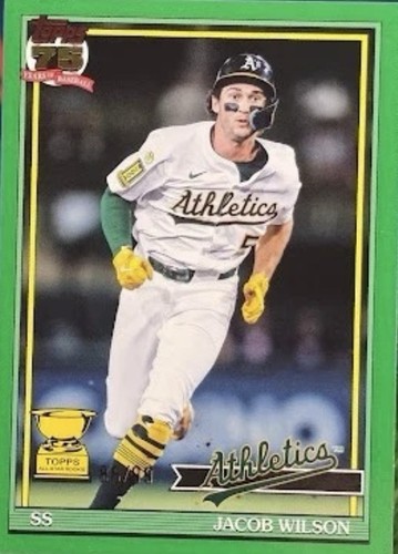 2026 Topps Series 1 Jacob Wilson Green (RAW)