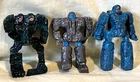 Lot 3 Vintage 1985 Rock Lords Stoneheart, Granite, Sticks n Stones GoBots Bandai