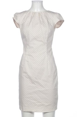 Comma Kleid Damen Dress Damenkleid Gr. EU 36 Baumwolle Beige #0e7f9zo