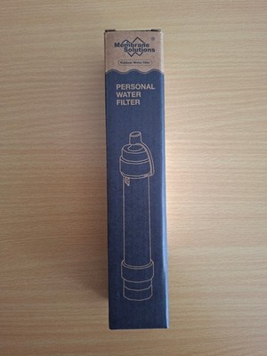 MEMBRANE SOLUTIONS - PERSONAL WATER FILTER - WASSERFILTER FÜR OUTDOOR - *NEU!*