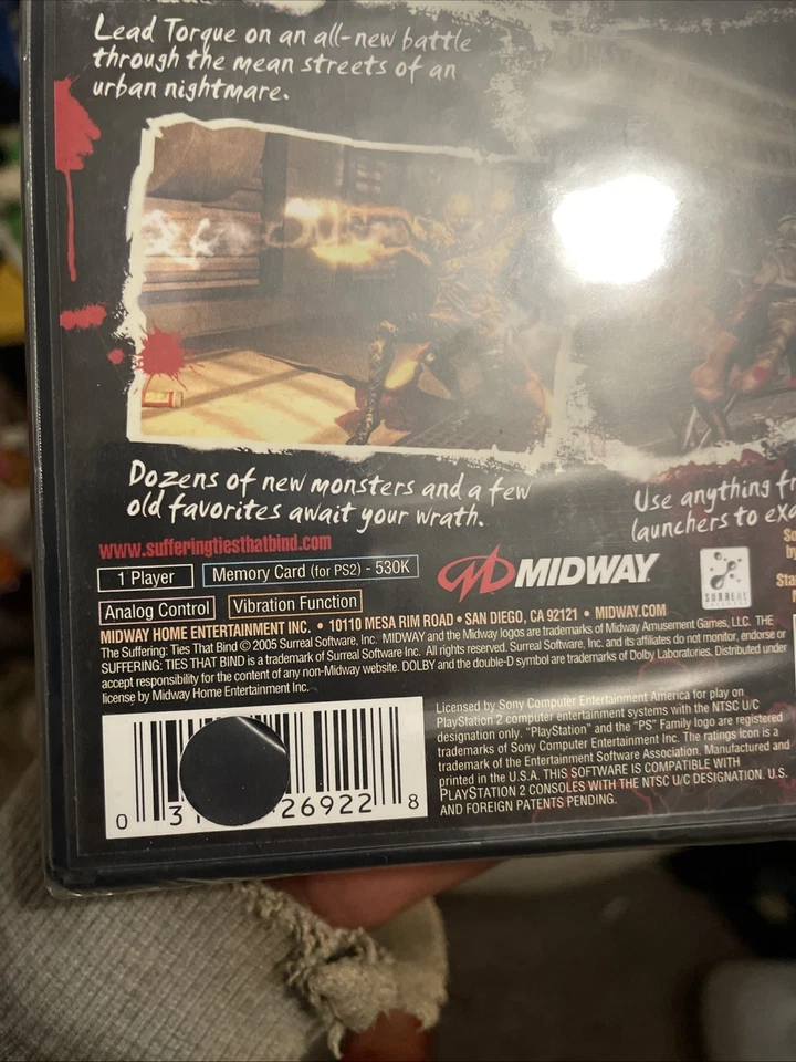 PROMO Punch The Suffering Ties That Bind for PS2 PlayStation SEALED!!SEALED!!!!! - Image 3 of 4