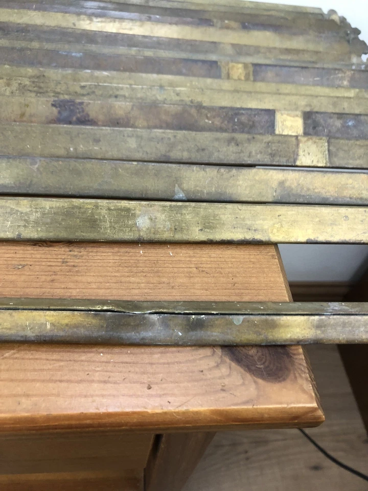 15 varillas de escalera de latón victoriano Foto 4 de 4