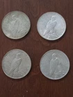 1922/1923 US Liberty Peace Dollar Silver Coins Circulated Lot of 4