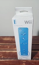 Nintendo Wii Remote Plus Blue OEM Controller Built In Brand New