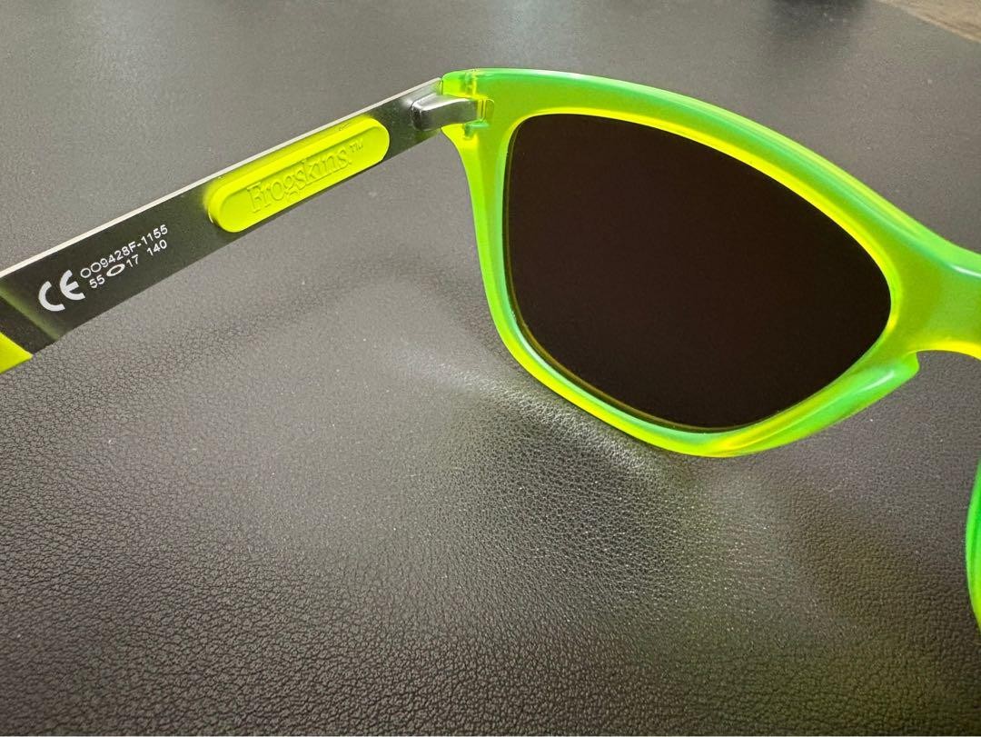 【美品】OAKLEY Frogskins OO9428F-1155 Oakley Sunglasses Frogskins Mix OO9428 1155 Matte Black Ink