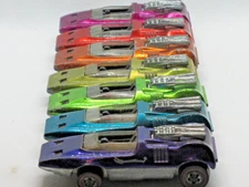 Redline Hot Wheels - Peeping Bomb Rainbow Lot of 7