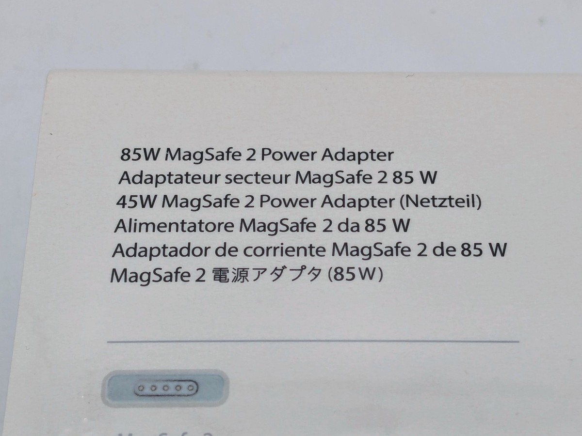 Apple MagSafe 2 85W Power Adapter (MD506LL/A) for MacBook Pro for