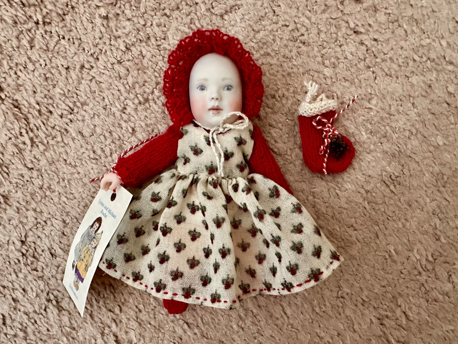 Baby Dot Christmas Special Doll by Lynne and Michael Roche 2019