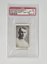 PSA 6 GRADED 1923 Burstein Isaacs Famous Prize Fighters Boxing BATTING LEVINSKY