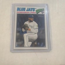 2026 Topps Heritage Robinson Piña Blue Jays Rookie Baseball #315