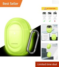 Rugged Silicone Case for Google Pixel Buds Pro 2022/2 - Glow in the Dark Green