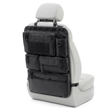 All in One Car Seat Back Organizer Fit Most Cars SUV Trucks Jeeps Heavy Black