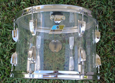 RARE 1978 LUDWIG CHICAGO 14" CLEAR VISTALITE CLASSIC TOM for YOUR DRUM SET L35