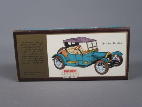 D46 Matchbox Y-8 Stutz Bearcat Roadster 1914 Models of Yesteryear En Boite 1:48 - Picture 7 of 17