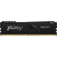 Image of Kingston FURY Beast 8GB (1 x 8GB) PC4-25600 (DDR4-3200) UDIMM Memory - Black...