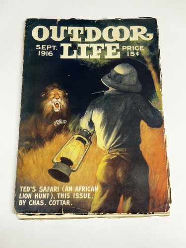 September 1916 Outdoor Life Zeitschrift - Buch - Antik / Vintage - Bild 1 von 11