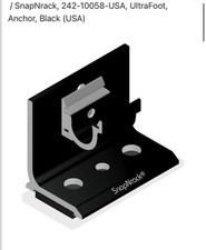 SnapNRack 242-10058-USA, UltraFoot, Anchor, Black (USA) case of 20 