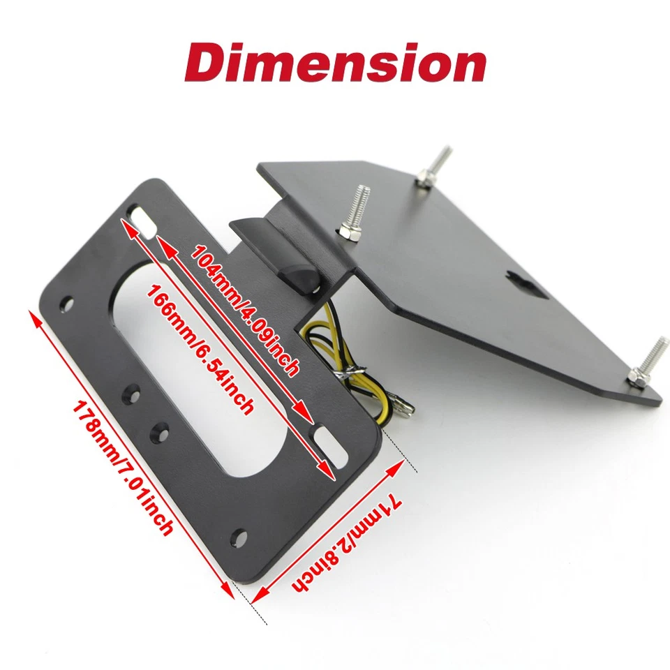 Fender Eliminator Kit Fit For Kawasaki Ninja ZX14R ABS 2020-2024 - Image 4 of 4