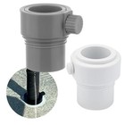 Secure Pool Umbrella Adapter for 1 5in & 1 35in Poles Prevents Wind Movement