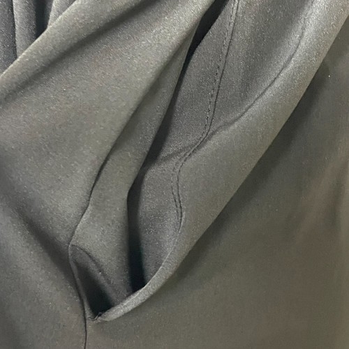 Maxi Vestido Negro Commenso S Lechera Capucha Cuello Mixto Media Romántico - Imagen 3 de 6