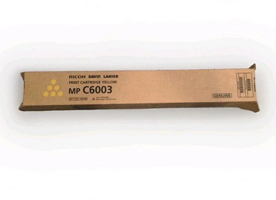 New RICOH MP C6003 841850 Yellow Genuine OEM Toner Cartridge