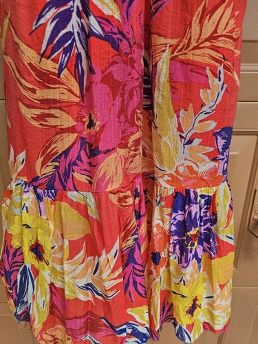 Womens Cynthia Steffi Gorgeous Maxi Long Halter Tie Back Cocktail Party Dress M - Picture 5 of 6