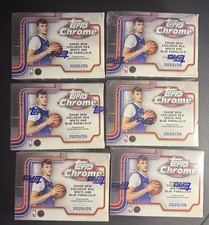 Topps Chrome NBA 2025-2026 Value Blaster - Sealed Box - Lot Of 6