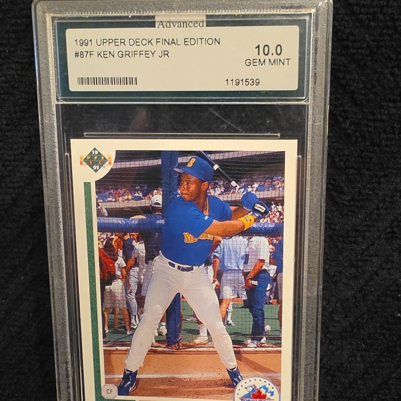 Upper Deck 1991 Final Edition Ken Griffey Jr Seattle Mariners #87F AGS 10.0