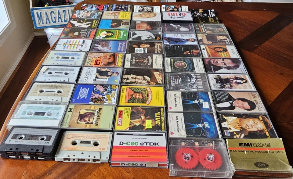 Cassette Tapes Music Vtg Bulk Lot Bundle x45 Rock Pop C&W Mixed Random Free Post - Image 4 of 4
