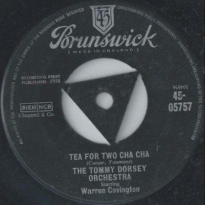 The Tommy Dorsey Orchestra* Starring Warren Covington - Tea For Two Cha Cha (...