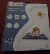 Infinno Tummy Time Water Mat   Inflatable Baby Play Mat for Age 3 months NEW