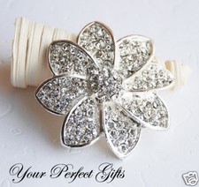 Rhinestone Crystal Brooch Pin Wedding Cake Decoration