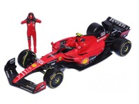 Ferrari SF-23 #55 Carlos Sainz F1 2023 With Driver Figure, Bburago 1:24