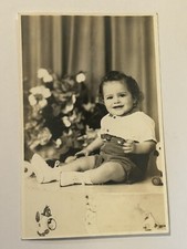 Vintage Photo Little Girl Boots Real Photo Post Card